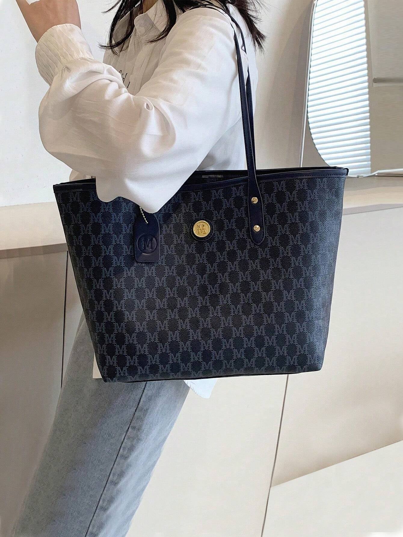 1Pc Bags, Handbags, High-Quality Bags, 2024 New Fashion Versatile Luxury Handbags, Shoulder Bags, Large-Capacity Office Shoulder Bags, Suitable For, Giving Gifts to Girlfriends, Shopping, Dating, Traveling and Playing, Work and Other Scenes.