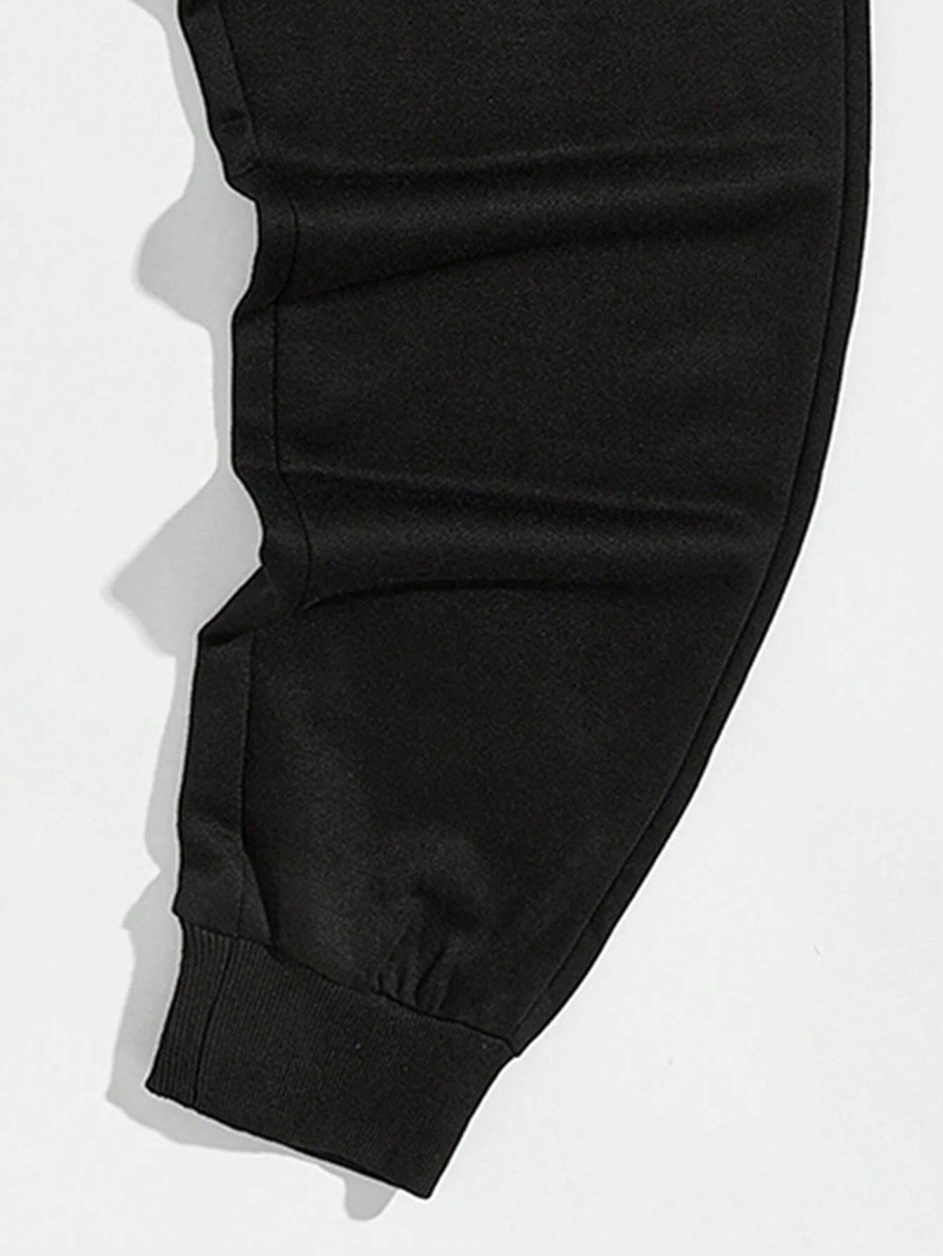 Manfinity Hypemode Loose Men Slogan Graphic Drawstring Waist Sweatpants